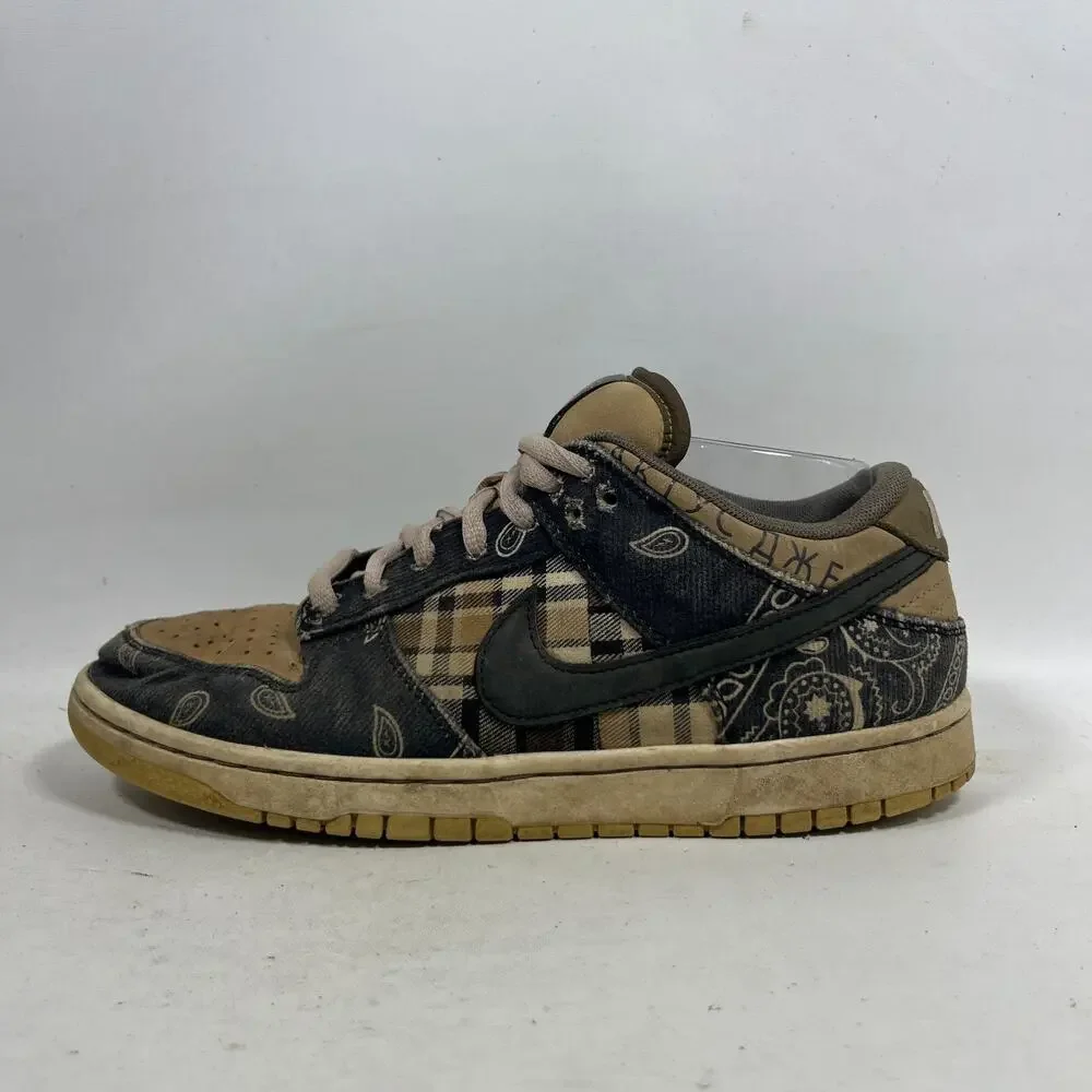 Nike SB Dunk Low Travis Scott Mens 9 Suede Cactus Jack CT5053-001 Sneaker Black - Picture 5 of 16